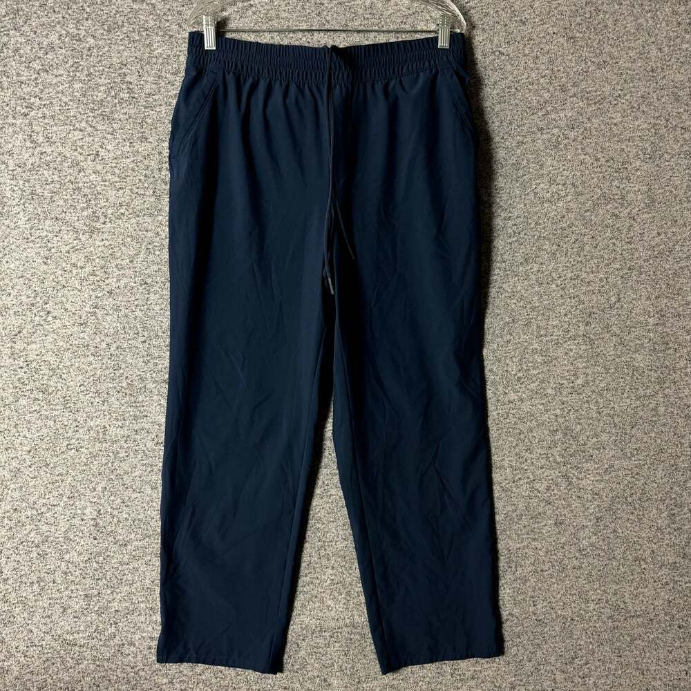 Vineyard Vines Men's Size Large Dark Blue Polyester High Rise Straight Leg Pants